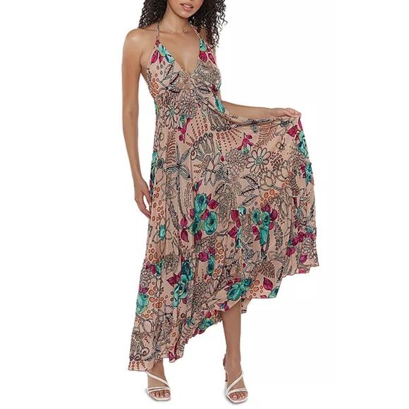 Anthropologie Dresses & Skirts - Raga Anthropologie / Sapana Maxi Dress / Boho Sexy Floral Maxi Dress